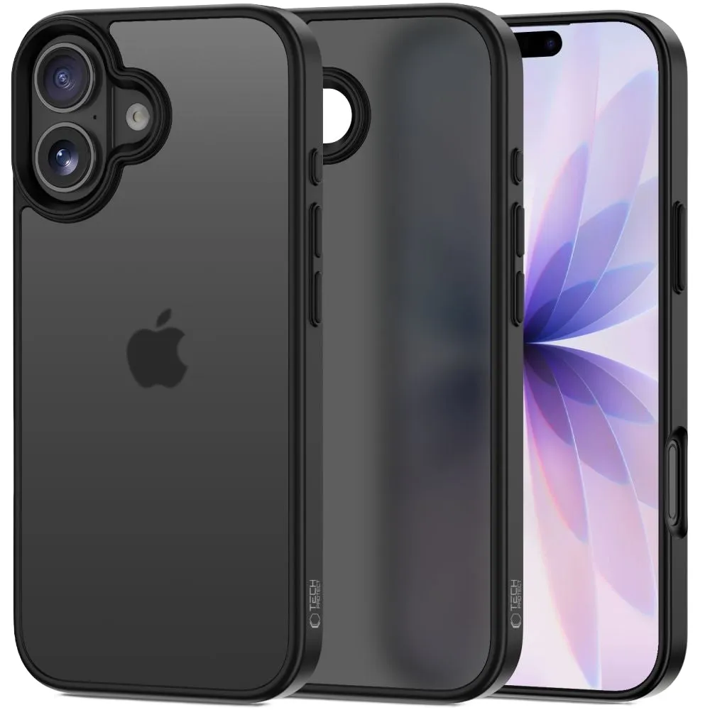 Custodia per Apple iPhone 17, Tech-Protect, Magmat, Nera Opaca - immagine 1