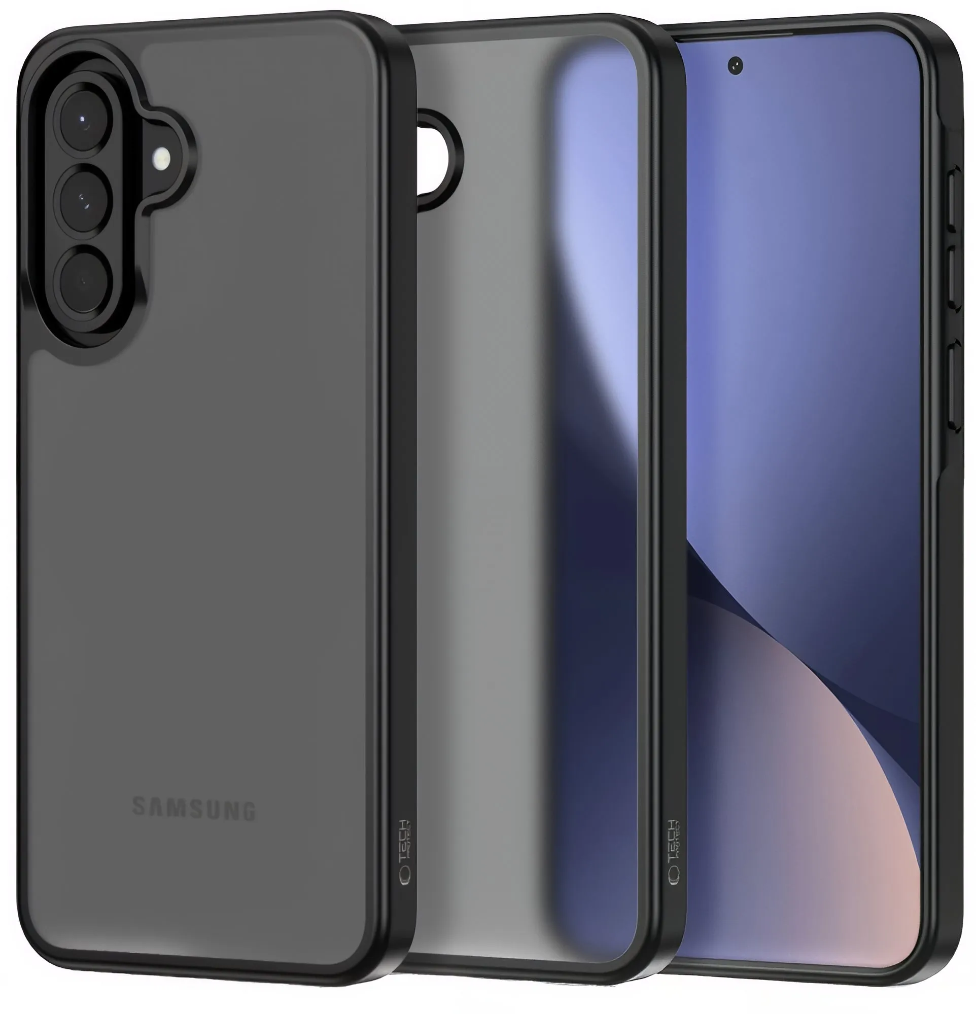 Custodia per Samsung Galaxy A37 5G / A56 A566 / A36 A366, Tech-Protect, Magmat, Nera Opaca - immagine 1