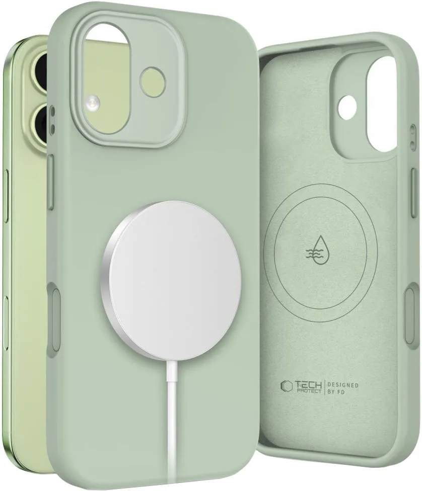 Custodia MagSafe per Apple iPhone 17, Tech-Protect, Uniq, Verde - immagine 1