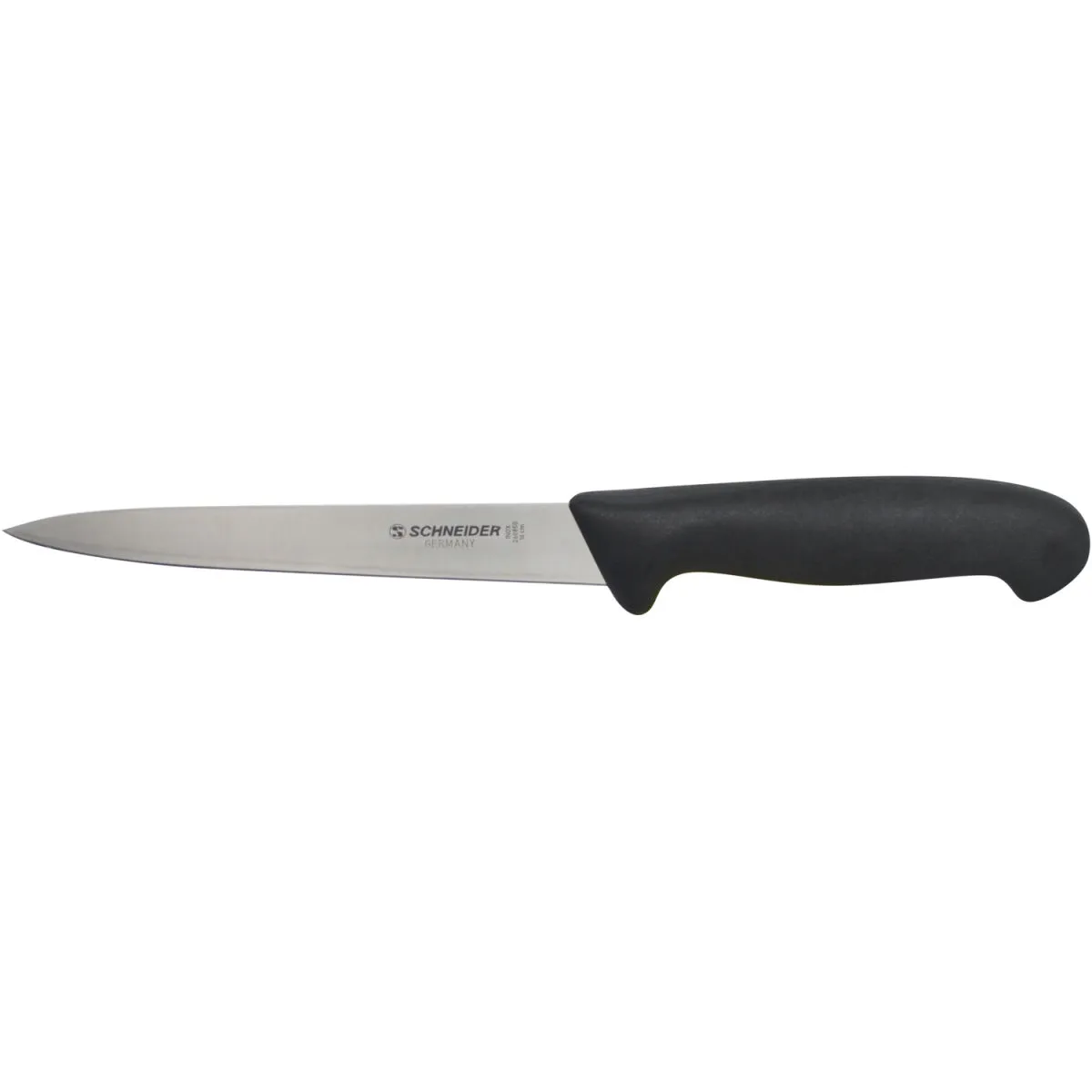 Schneider Coltello per sfilettare; lunghezza lama 16 cm; nero - immagine 1