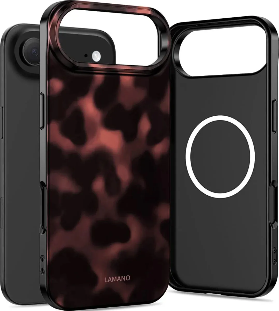 Custodia MagSafe per Apple iPhone 17 Air, Tech-Protect, Lamano Panther, Nera - immagine 1