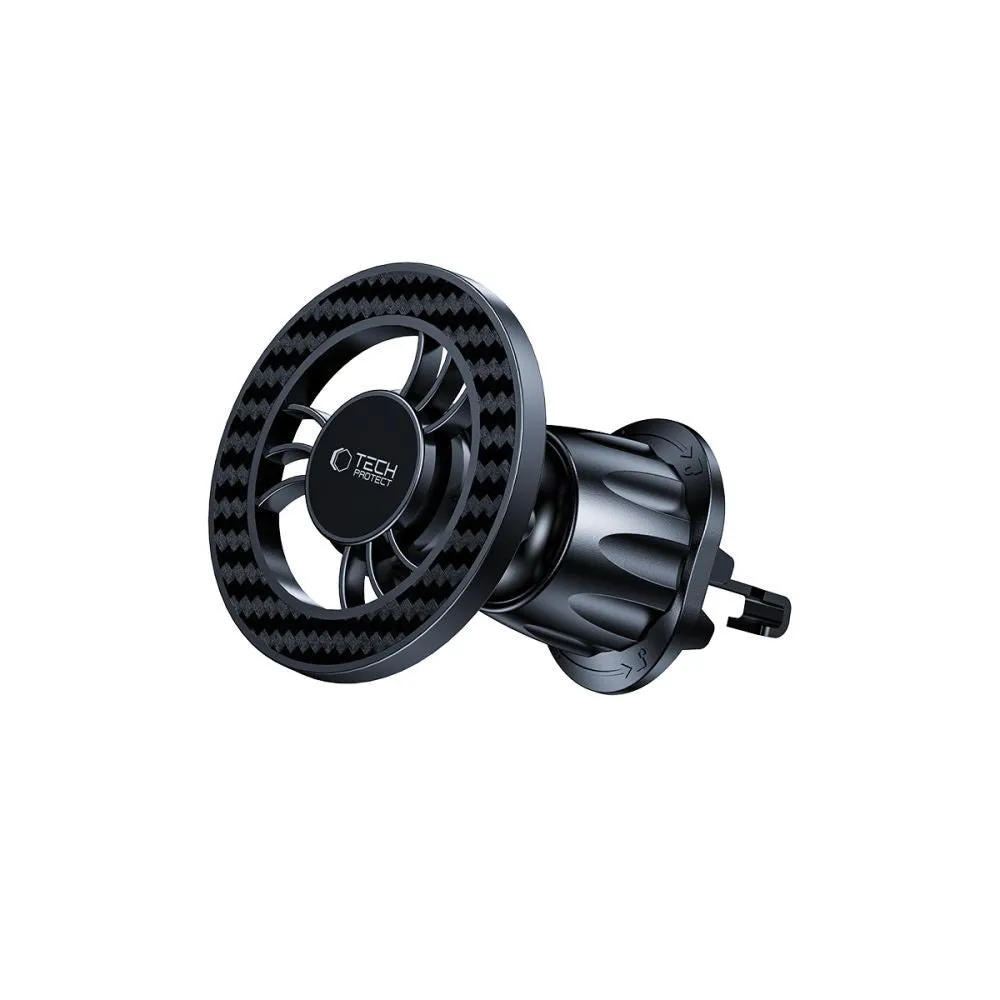 Supporto Auto Magnetico Tech-Protect N56 Carbon Vent, Universale, Nero - immagine 1