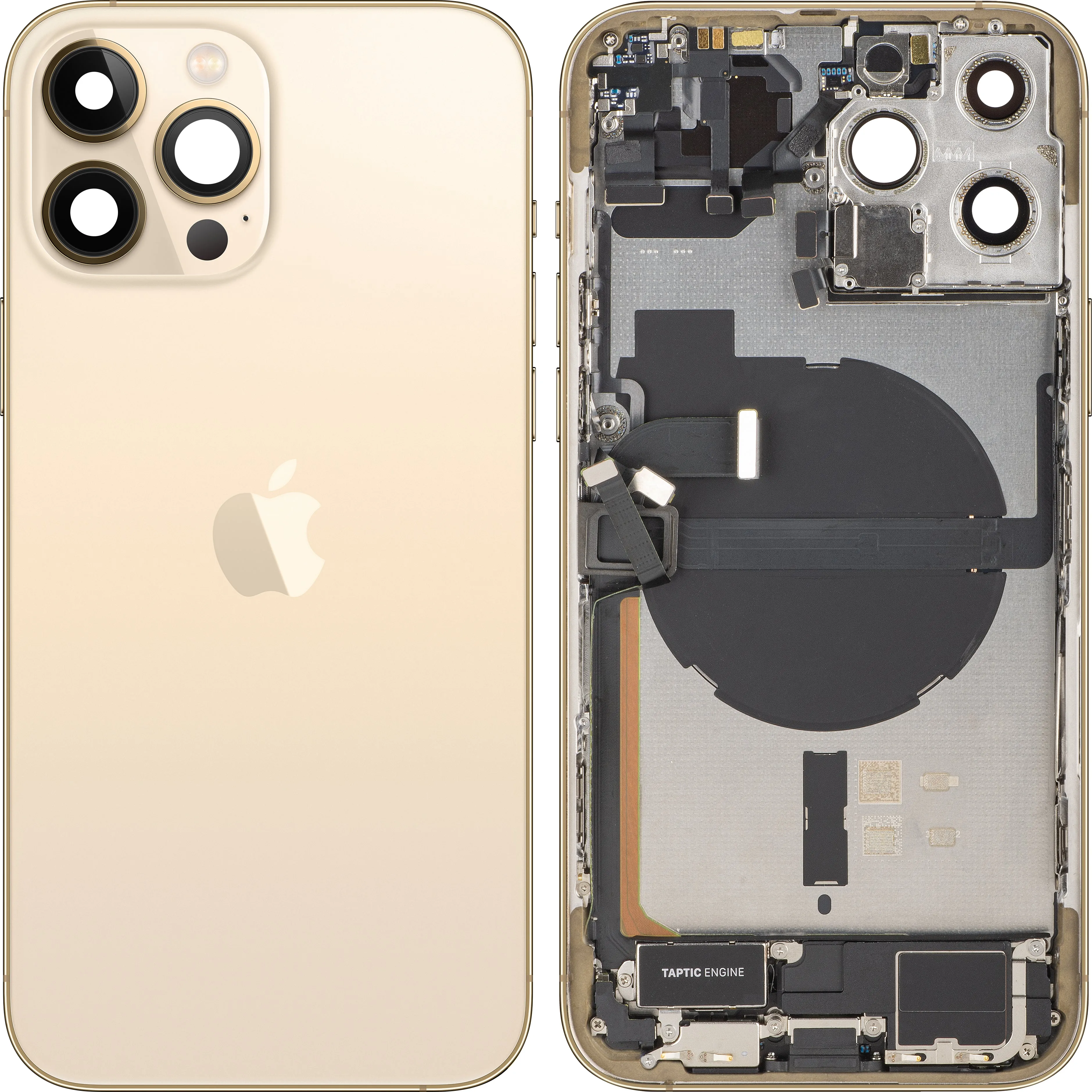 Copertura Batteria Apple iPhone 13 Pro Max, Con Scocca Centrale, Parti Complete, Oro, Swap Premium - immagine 1