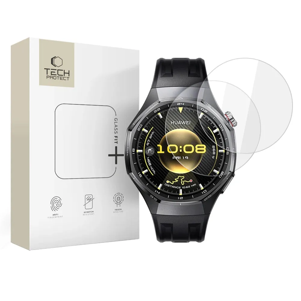Pellicola Protettiva Tech-Protect Fit+ per Huawei Watch GT 6 Pro, Set 2 pezzi, Vetro Temperato - immagine 1