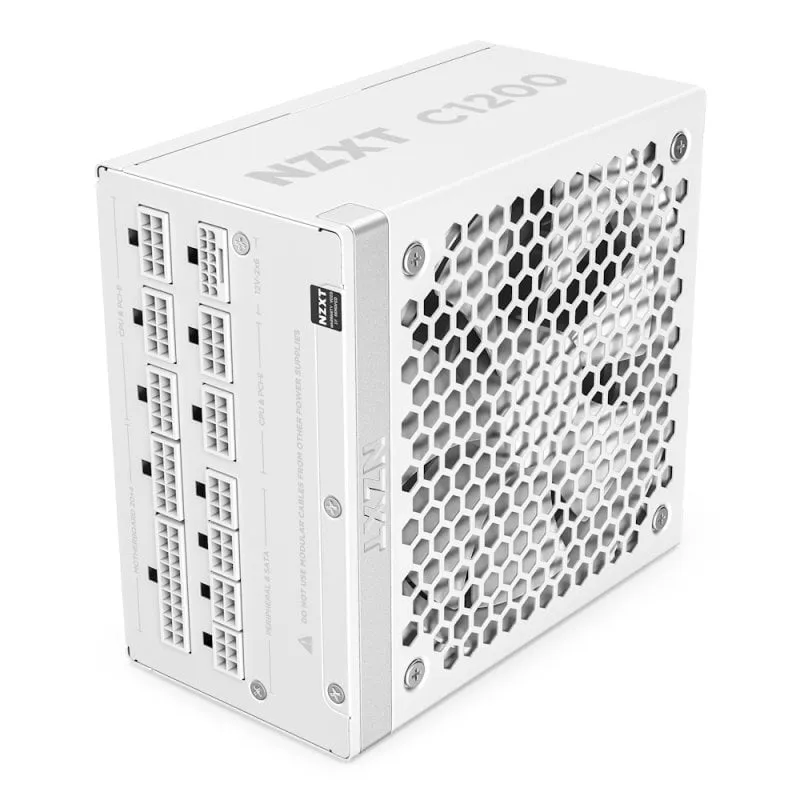 NZXT C1200 Gold ATX 3.1 PCIe 5.1 1200W 80 Plus Gold Modulare Bianco - immagine 1