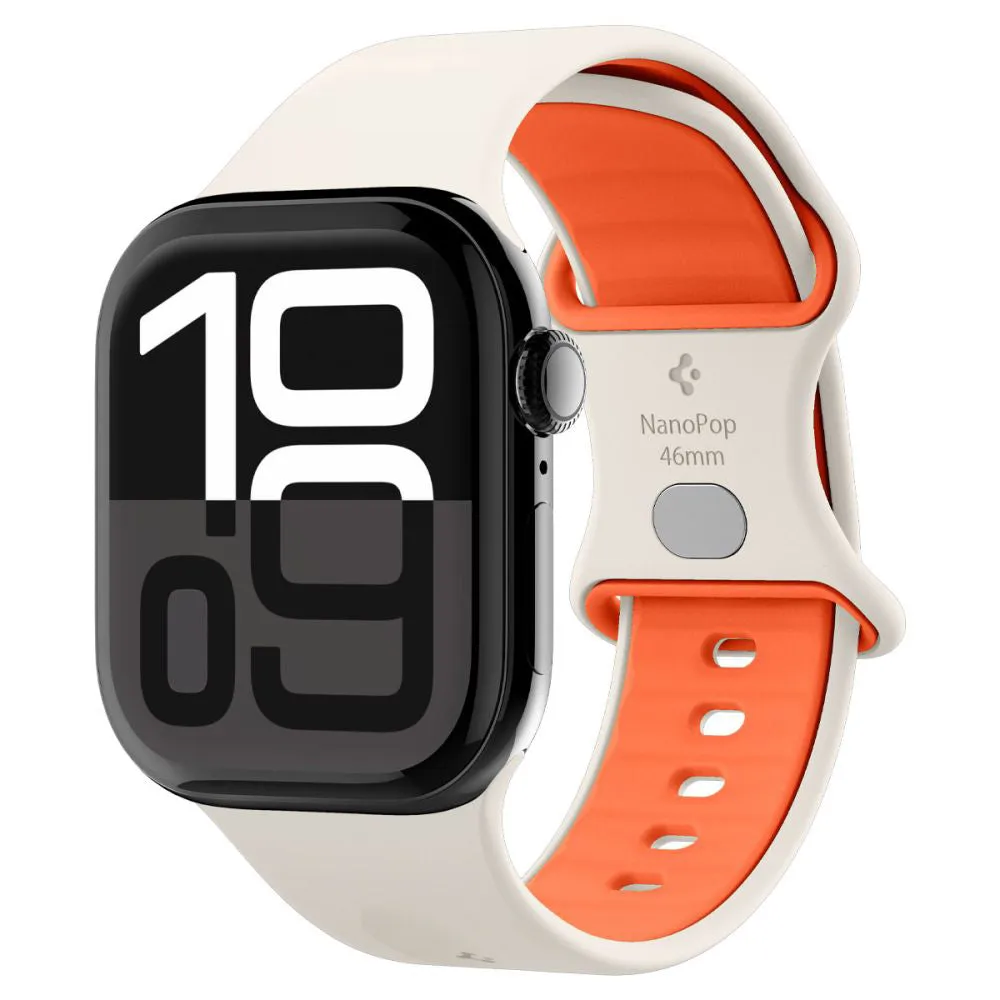 Cinturino Spigen Nano Pop per Apple Watch Serie 42mm / 41mm / 40mm / 38mm, Beige AMP09326 - immagine 1