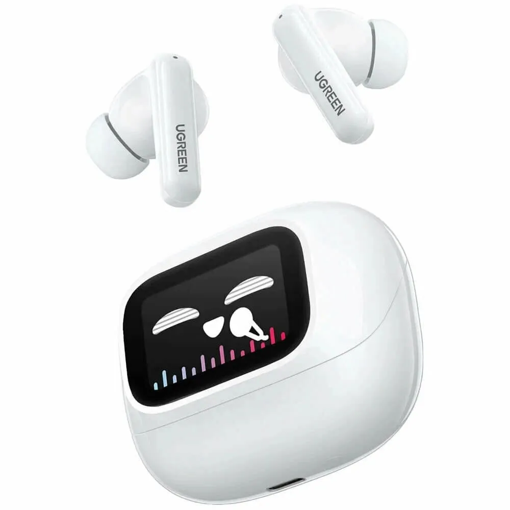 Auricolare Bluetooth UGREEN HiTune T6 Magic WS211, TWS, ANC, MultiPoint, Bianco - immagine 1