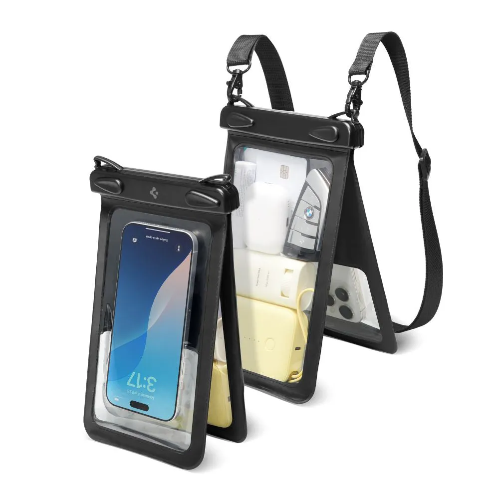 Custodia Universale Waterproof per Telefono max. 6.9inch, Spigen, A603, Nera ACS09745 - immagine 1