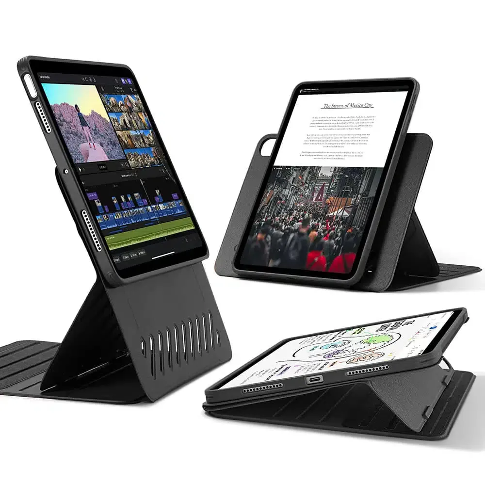 Custodia per Apple iPad Air 11 (2026) / iPad Air 11 (2025) / Air 11 (2024) / Air (2022) / Air (2020), ESR, Shift, Nera - immagine 1