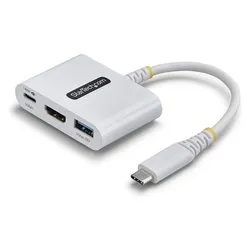 HUB 3 in 1 White 168W USBC MULTIPORT - immagine 1
