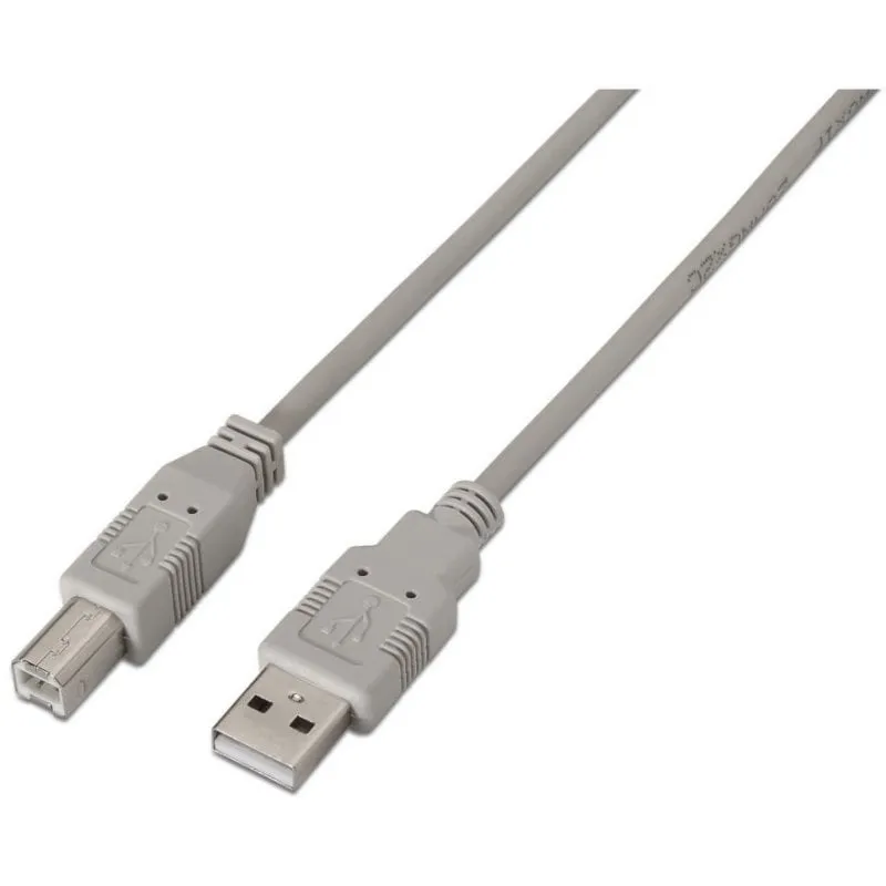 Cavo stampante Aisens A101-0002 USB 2.0 da USB-A a USB-B 1,8 m Beige - immagine 1