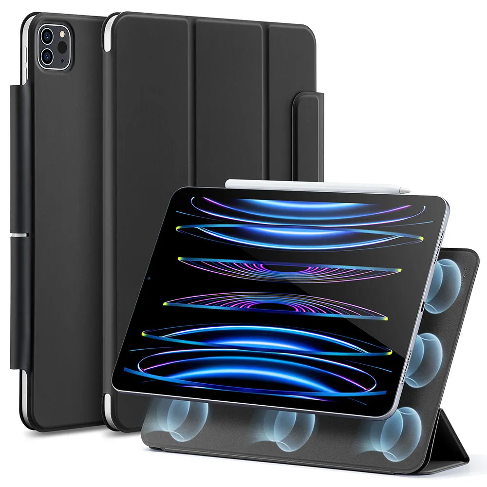 Custodia per Apple iPad Pro 11 (2022) / Pro 11 (2021) / Pro 11 (2020) / Pro 11 (2018), ESR, Rebound, Nera - immagine 1