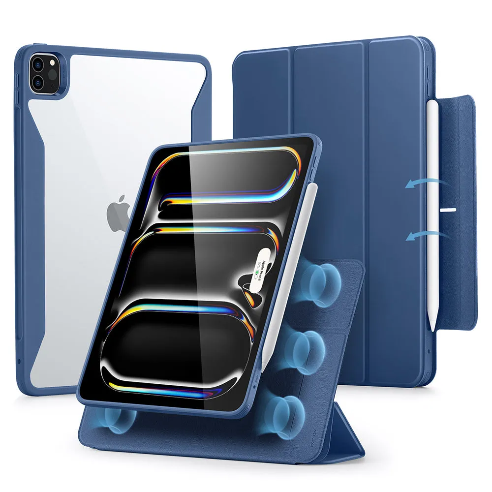 Custodia per Apple iPad Pro 13 (2024), ESR, Rebound Hybrid, Blu Navy - immagine 1