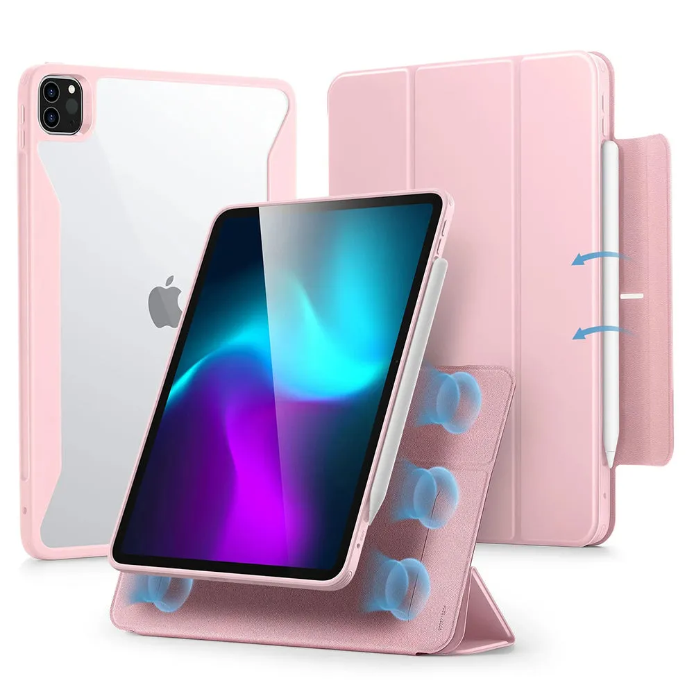 Custodia per Apple iPad Pro 11 (2024), ESR, Rebound Hybrid, Rosa - immagine 1