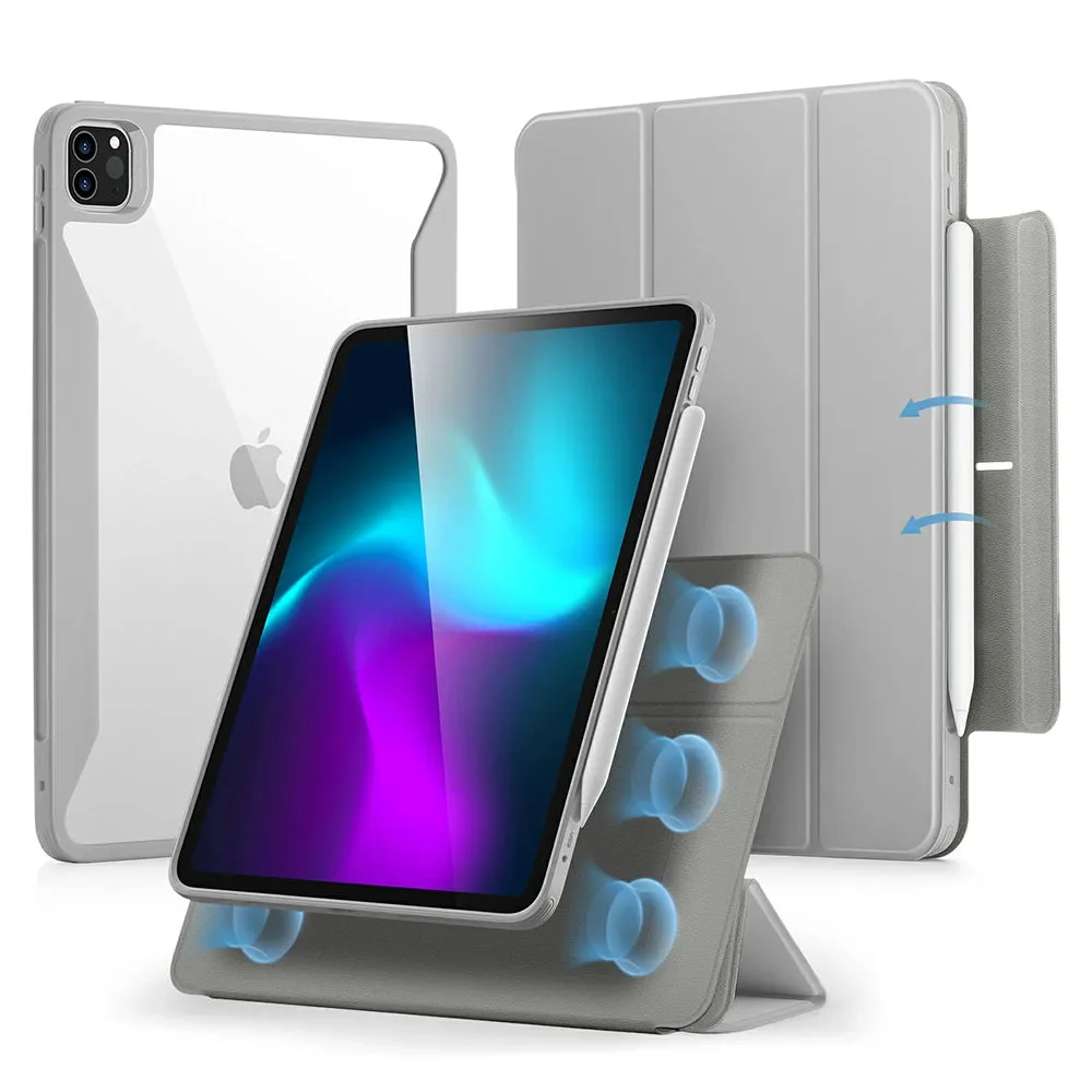 Custodia per Apple iPad Pro 11 (2024), ESR, Rebound Hybrid, Grigio - immagine 1
