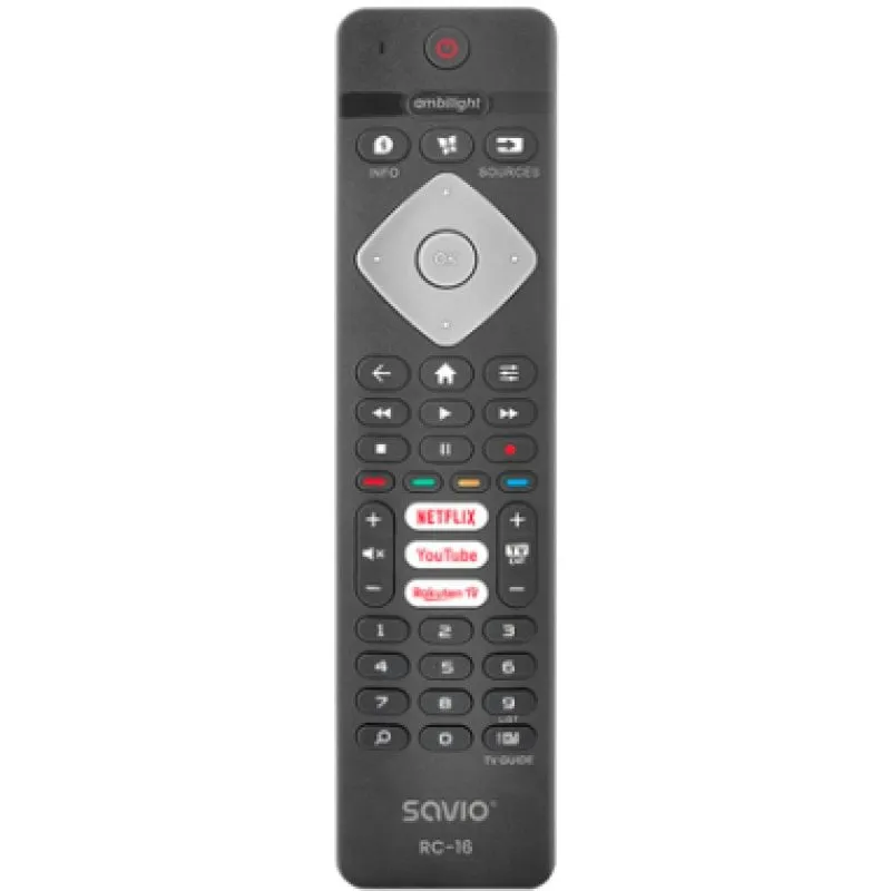 TELECOMANDO TV SAVIO RC-16 COMPATIBILE PHILIPS SMART TV - immagine 1