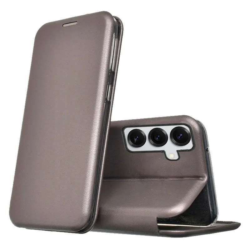 Custodia Flip Cover Elegance Silver Cool per Samsung Galaxy S24 / S25 - immagine 1