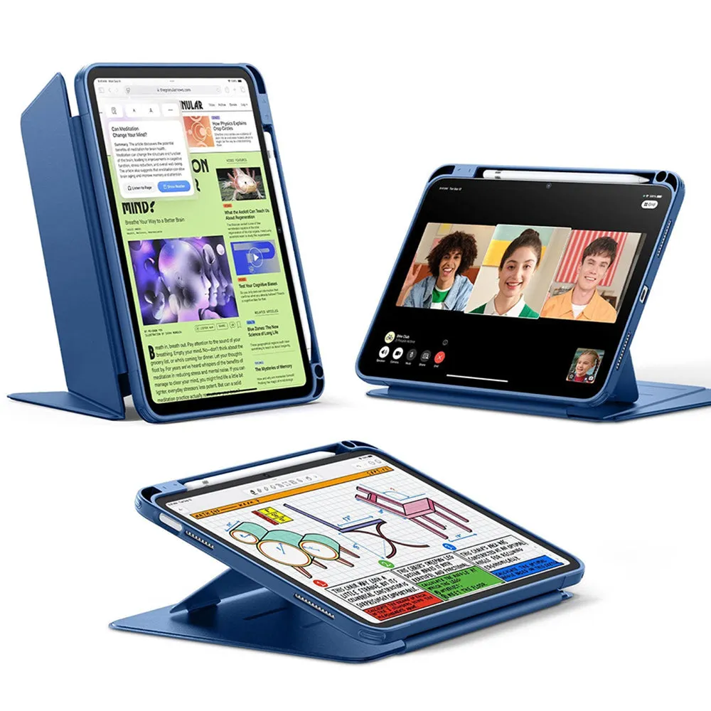 Custodia per Apple iPad (2025) / (2022), ESR, Flip Hybrid, Blu - immagine 1