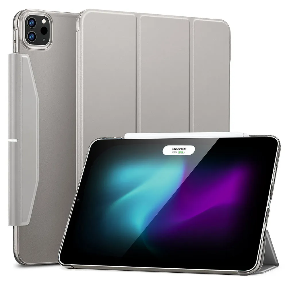Custodia per Apple iPad Pro 11 (2024), ESR, Ascend Trifold, Grigia - immagine 1