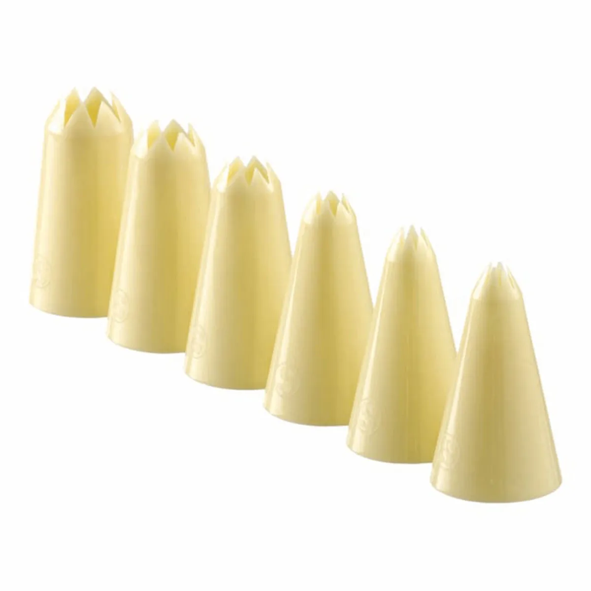 6x Schneider Set di beccucci a stella; 6 cm (H); avorio; 6 pz. / Pacco - immagine 1