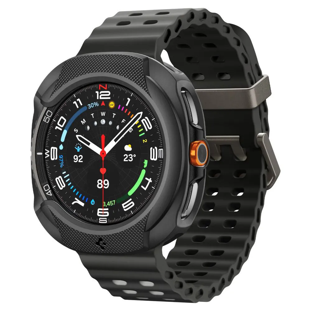 Custodia Spigen Liquid Air per Samsung Galaxy Watch8 Classic, Opaca Nera ACS09841 - immagine 1