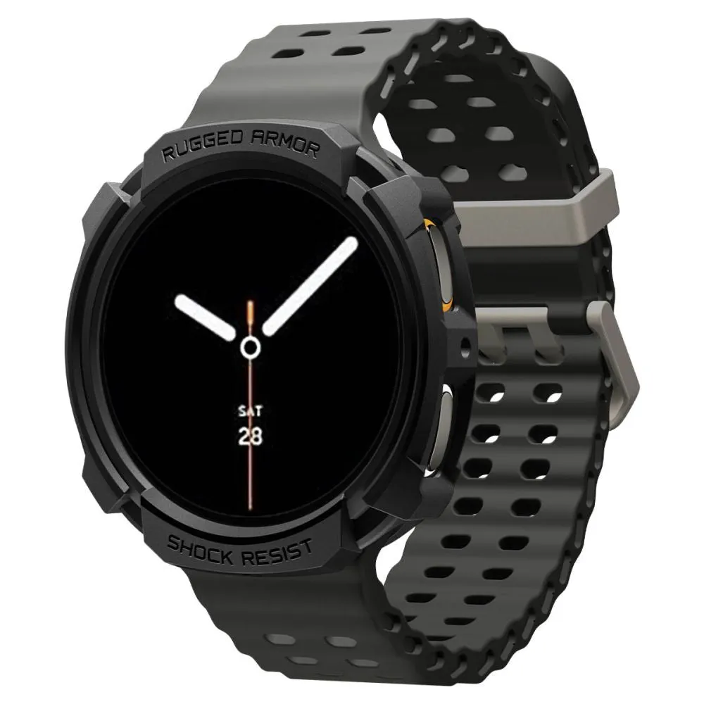 Custodia Spigen Rugged Armor per Samsung Galaxy Watch9 / Watch8 40mm, Nera ACS10004 - immagine 1