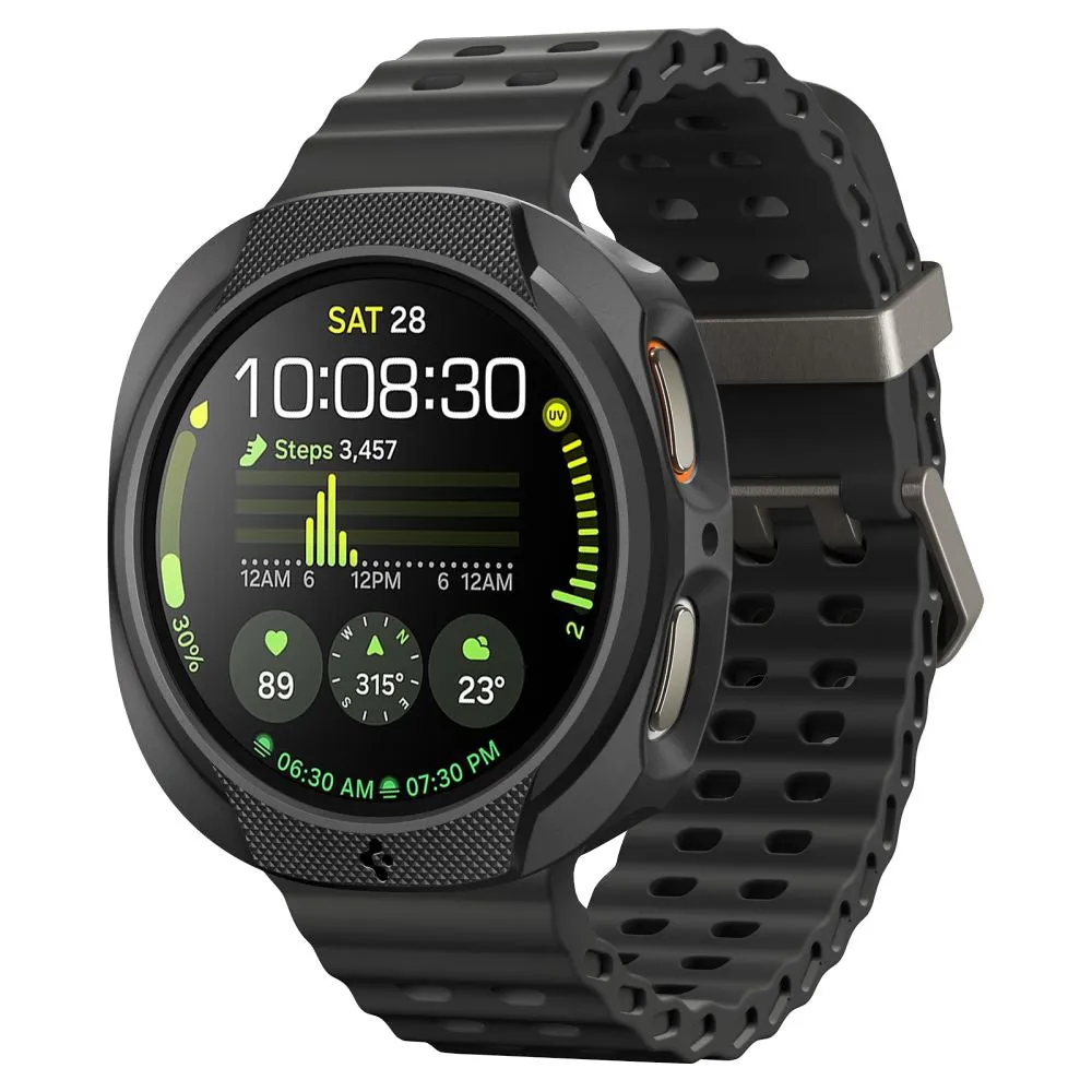 Custodia Spigen Liquid Air per Samsung Galaxy Watch9 / Watch8 40mm, Nero Opaco ACS09840 - immagine 1