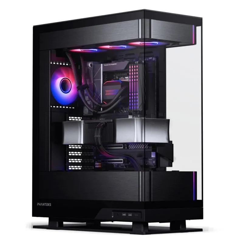 Phanteks Evolv X2 D-RGB Mid Tower Doppio Vetro Temperato USB-C Nero - immagine 1