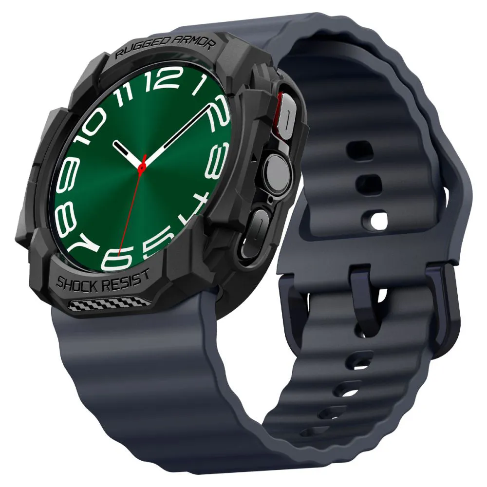 Custodia Spigen Rugged Armor per Samsung Galaxy Watch Ultra, Nera ACS08426 - immagine 1