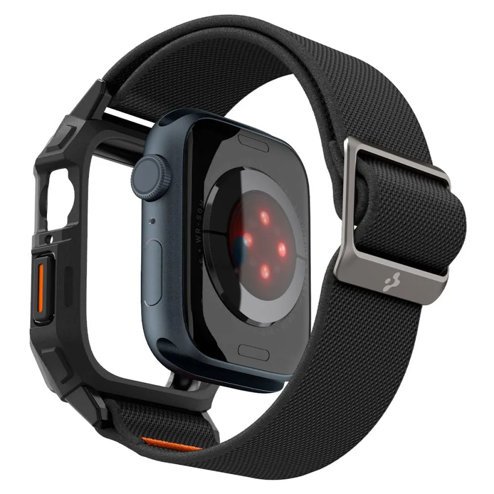 Custodia Spigen Lite Fit Pro per Apple Watch 44mm Series, Nera Opaca ACS07103 - immagine 1