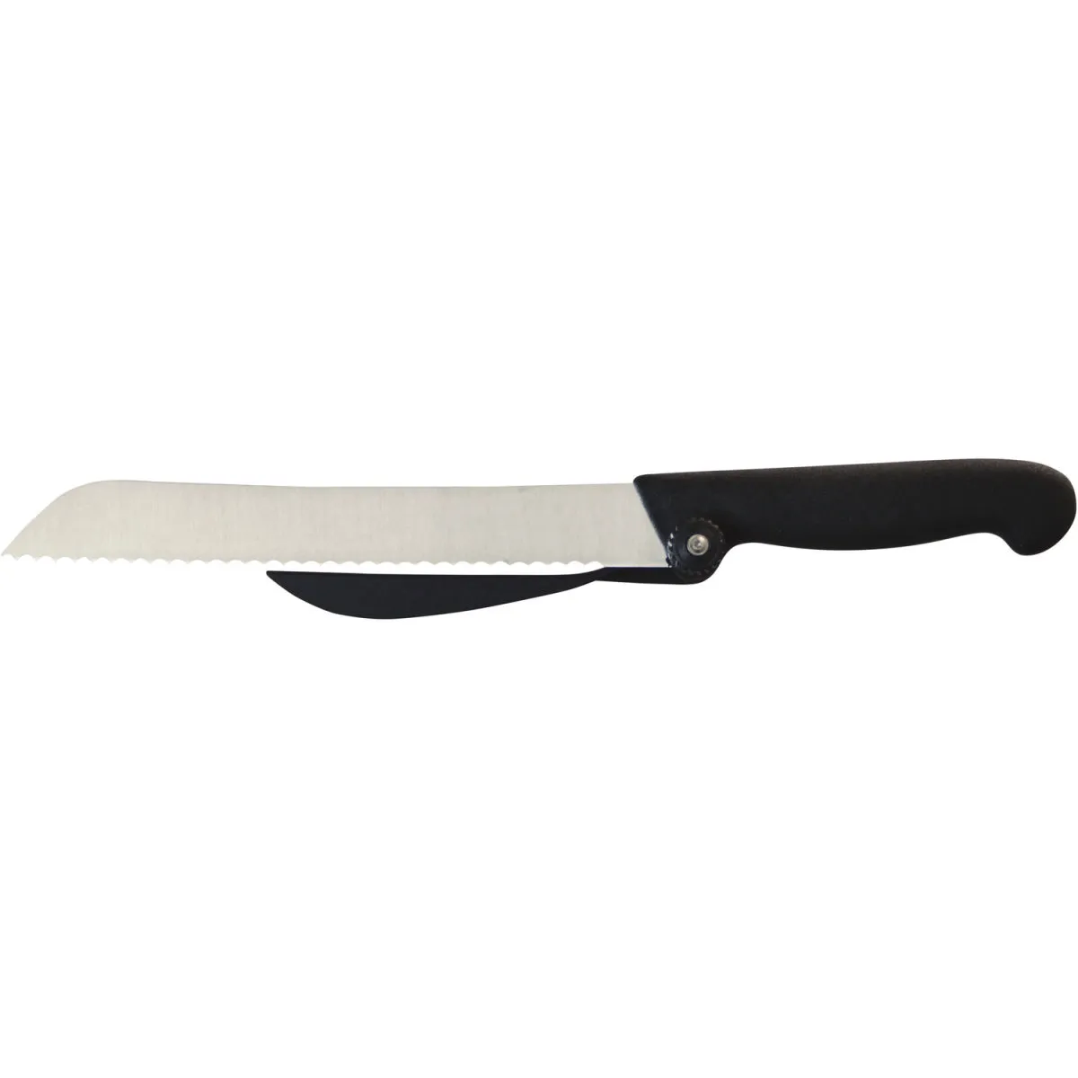 Schneider Coltello da pane e affettare; lunghezza lama 21 cm, 21 cm (L); nero - immagine 1
