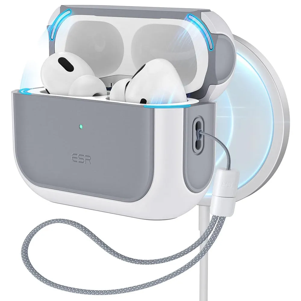 Custodia ESR Orbit Hybrid per Apple AirPods Pro Series, Bianca - immagine 1