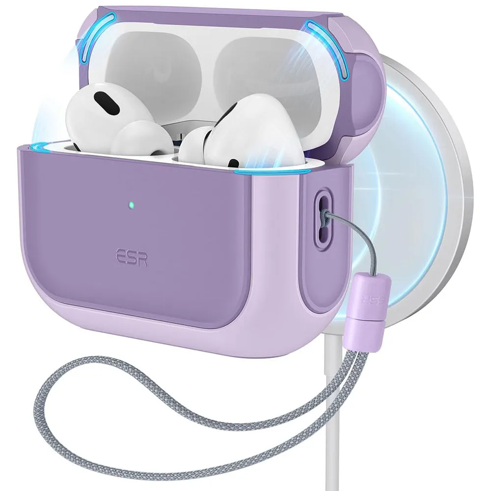 Custodia ESR Orbit Hybrid per Apple AirPods Pro Series, Viola - immagine 1