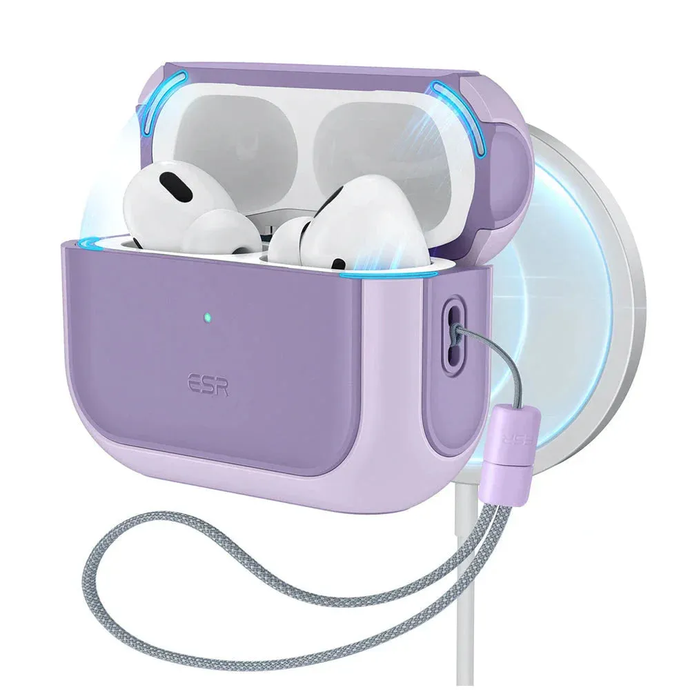 Custodia ESR Orbit Hybrid per Apple AirPods Pro 3, Viola - immagine 1