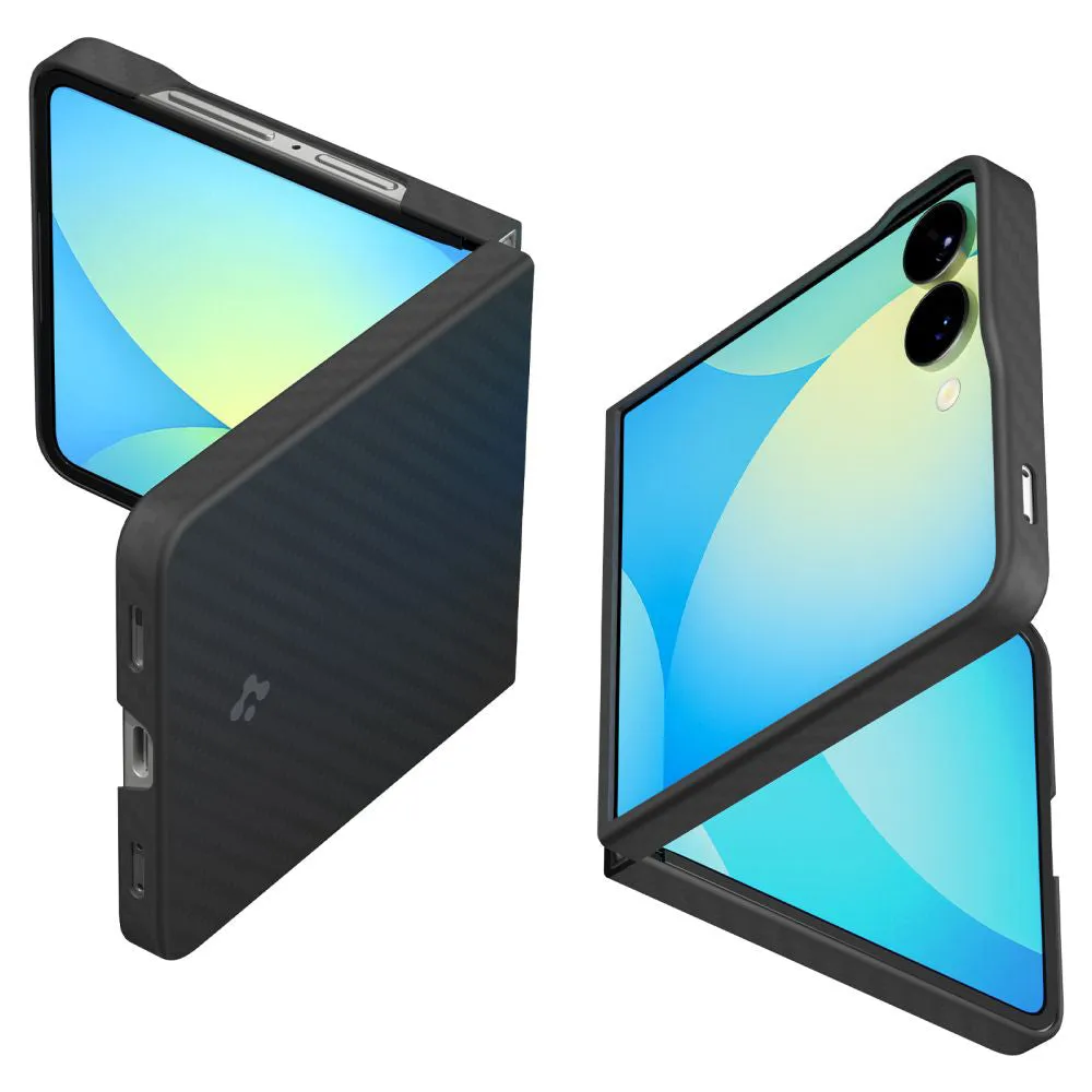 Custodia per Samsung Galaxy Z Flip7 F766, Spigen, Air Skin, Nera ACS09564 - immagine 1