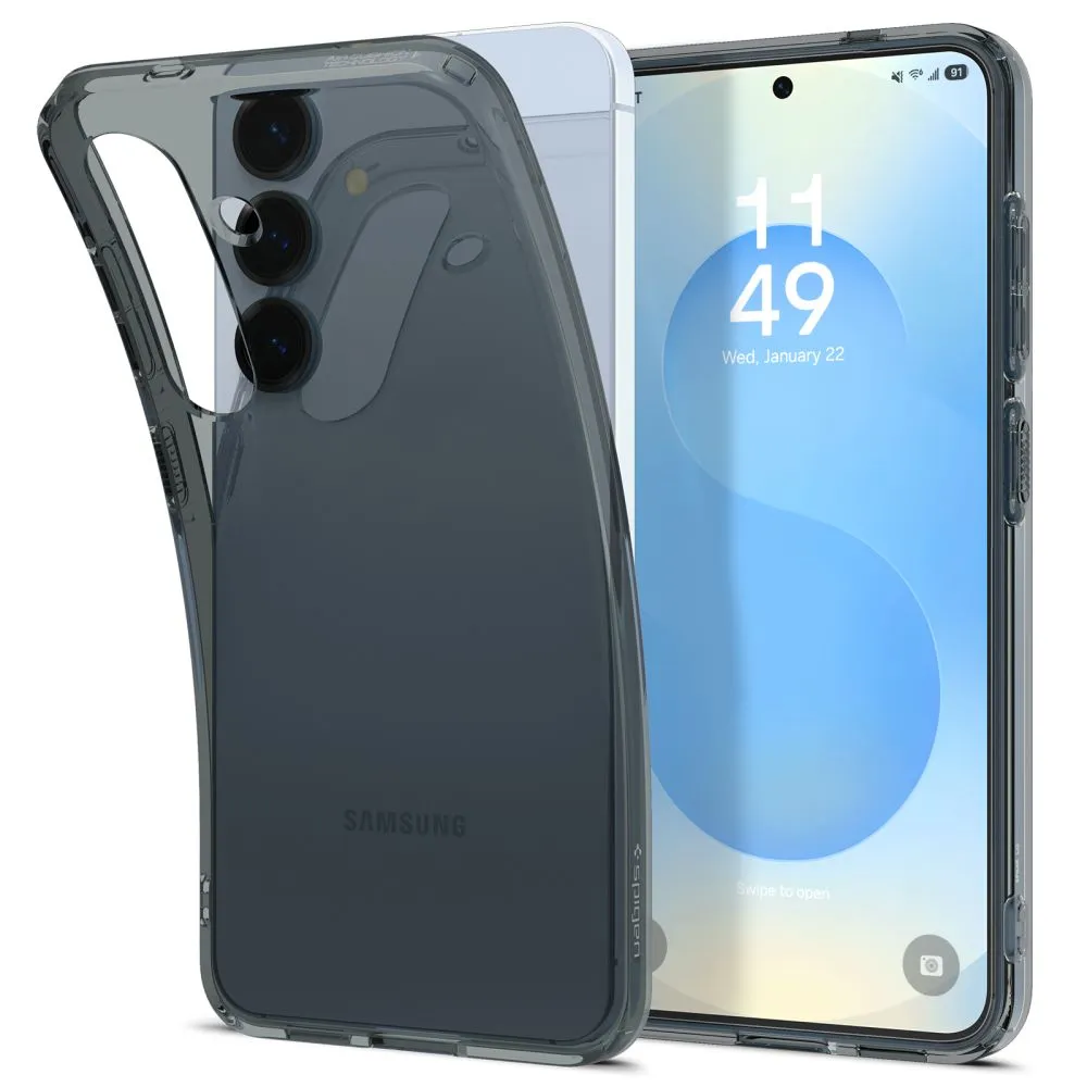 Custodia per Samsung Galaxy S25 S931, Spigen, Liquid Crystal, Fumè ACS08996 - immagine 1