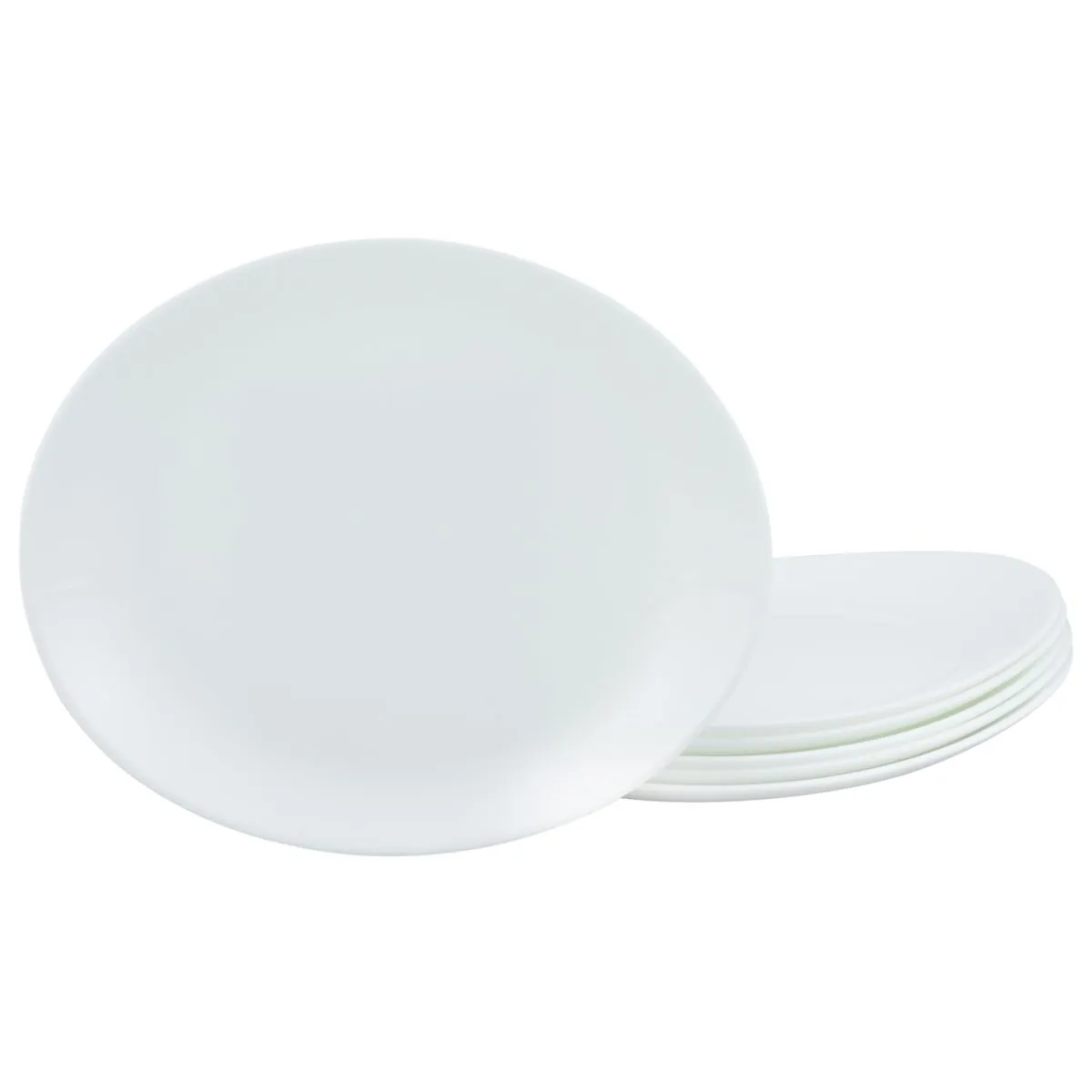 6x CreaTable Italy Party - Piatto da portata 30 cm 6 pezzi; 30x26x3 cm (LxLxH); bianco; ovale; 6 pz. / Pacco - immagine 1