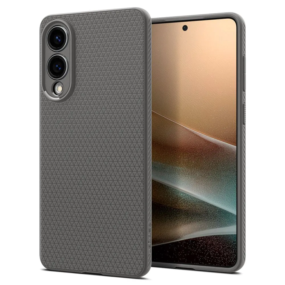 Custodia per Samsung Galaxy S25 Edge S937, Spigen, Liquid Air, Grigio ACS09421 - immagine 1