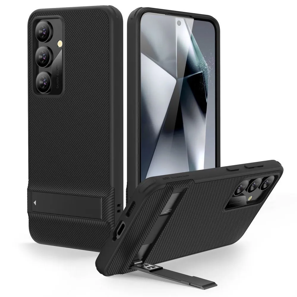 Custodia per Samsung Galaxy S24 S921, ESR, Air Shield Boost Kickstand, Nera - immagine 1