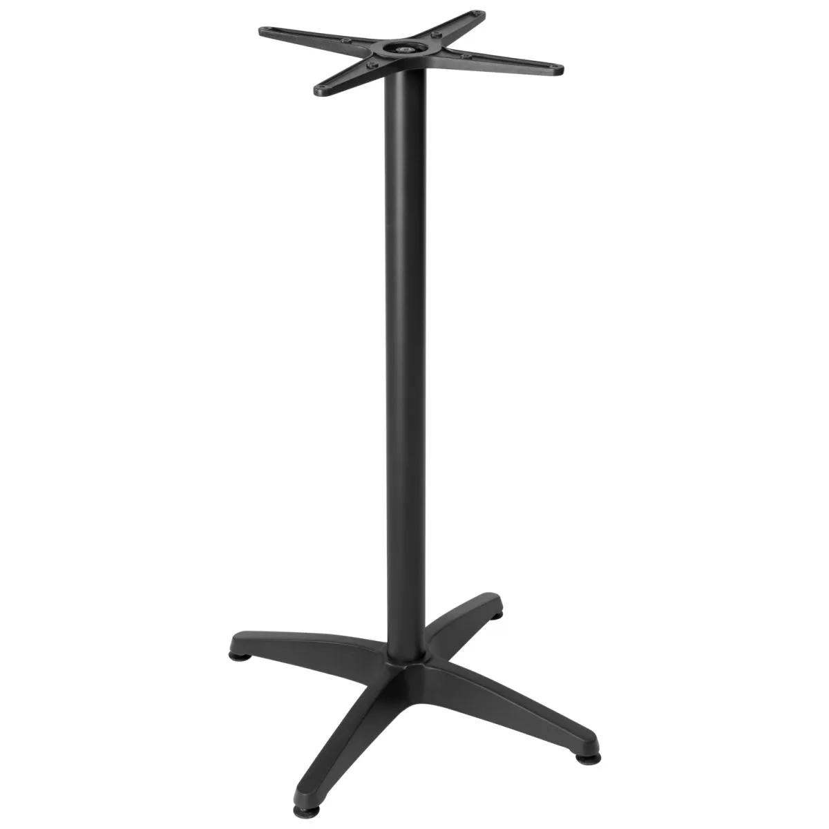 PULSIVA Base tavolo alta Past alluminio; 66x66x108 cm (LxLxH); nero - immagine 1