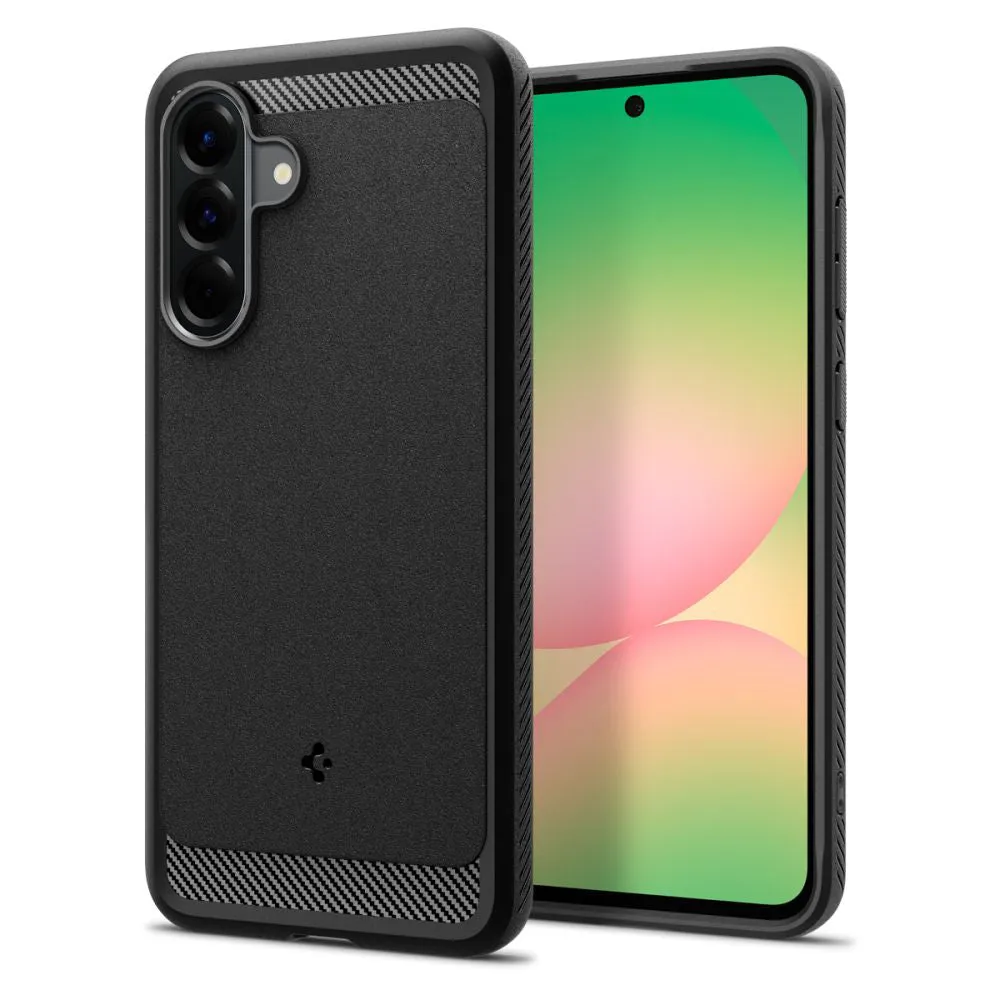 Custodia per Samsung Galaxy A56 A566, Spigen, Rugged Armor, Nera ACS09225 - immagine 1