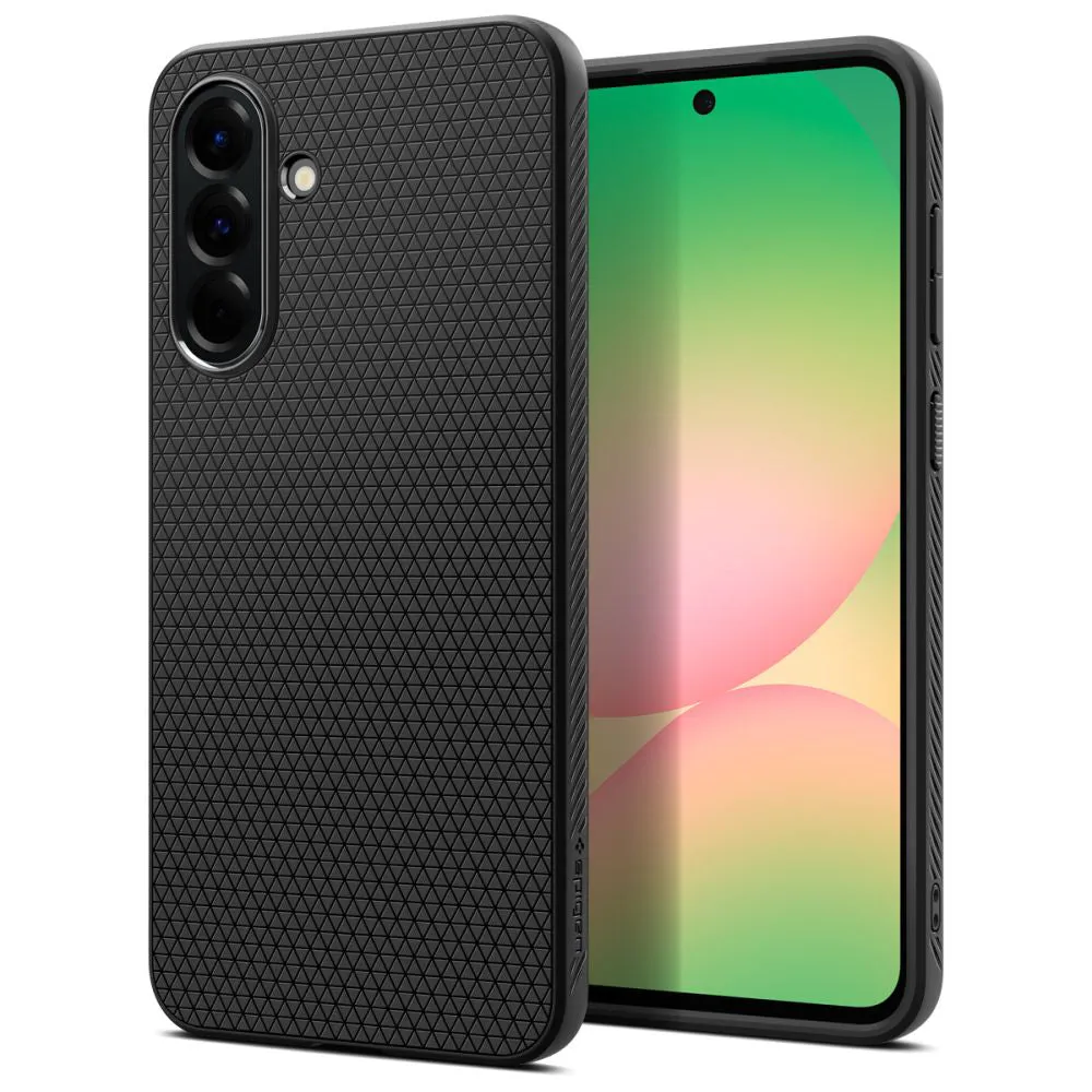 Custodia per Samsung Galaxy A56 A566, Spigen, Liquid Air, Nero Opaco ACS09291 - immagine 1