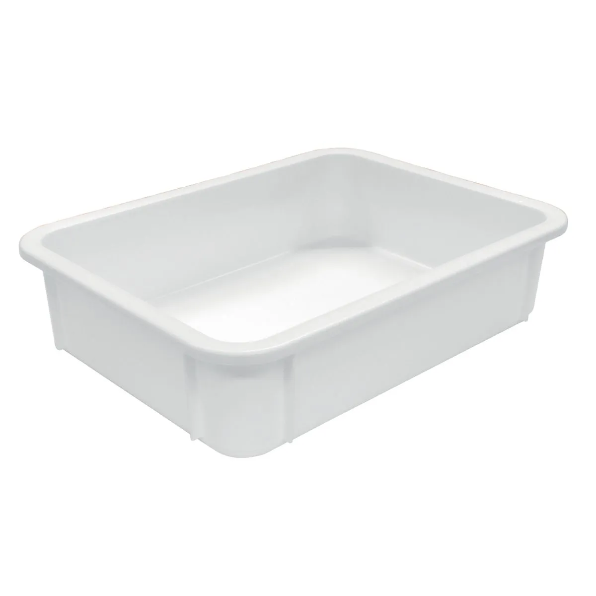 Schneider Contenitore impasto pizza; 7000 ml, 40x30x7.5 cm (LxLxH); bianco - immagine 1