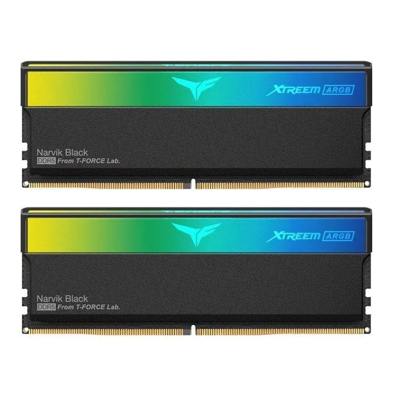 Memoria RAM Team Group T-Force XTREEM ARGB 32GB 2x16GB DDR5 6000MHz CL30 Intel XMP 3.0 Bianco - immagine 1