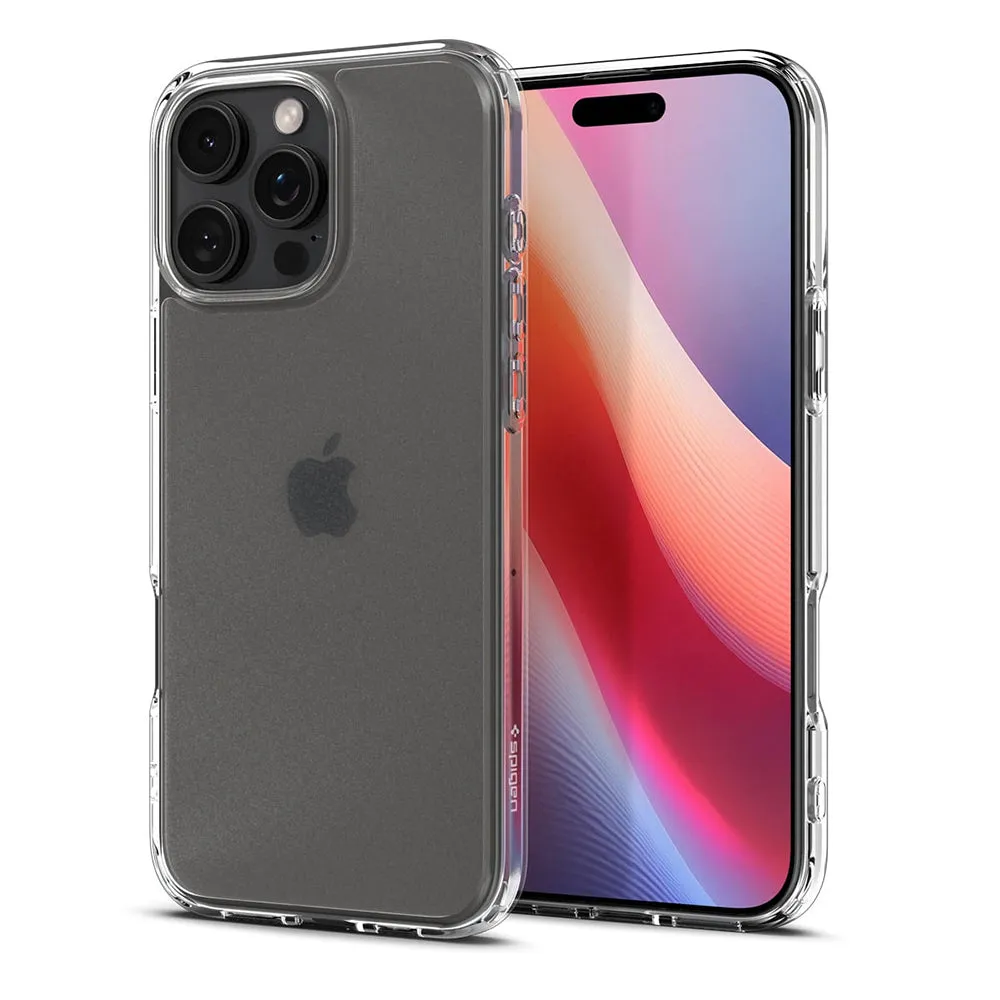 Custodia per Apple iPhone 16 Pro, Spigen, Ultra Hybrid, Trasparente Satinata ACS08122 - immagine 1