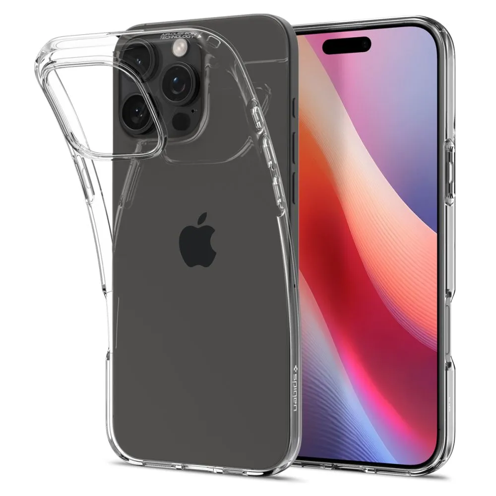 Custodia per Apple iPhone 16 Pro, Spigen, Liquid Crystal, Trasparente ACS08112 - immagine 1