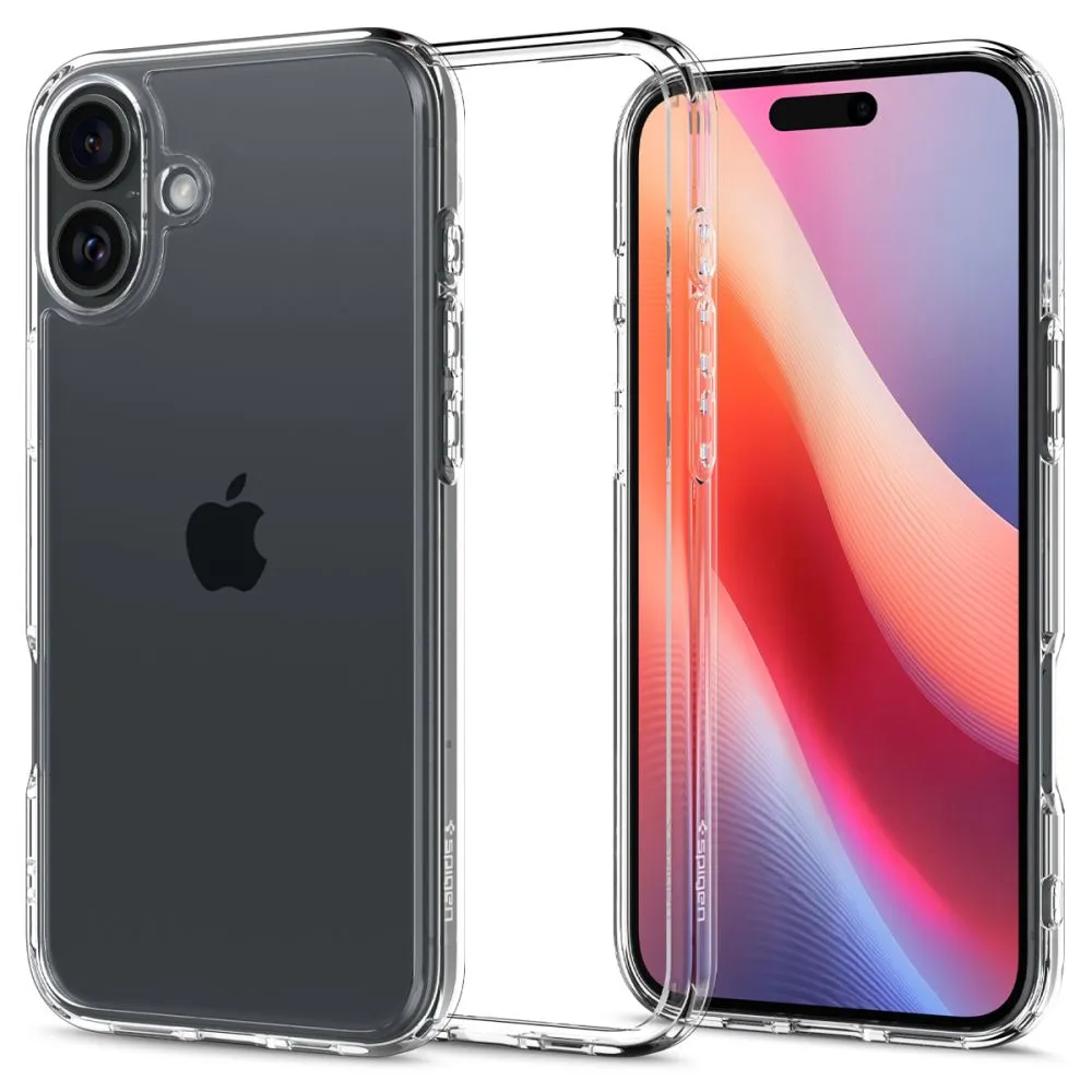 Custodia per Apple iPhone 16 Plus, Spigen, Ultra Hybrid, Trasparente ACS08069 - immagine 1