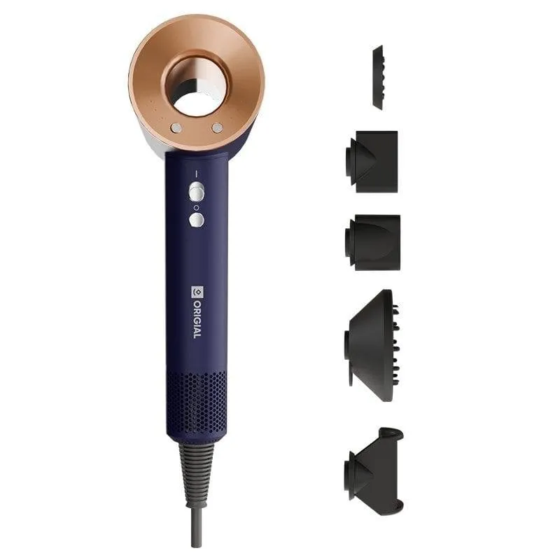 Phon Professionale Ionico Origial CARE&BEAUTY HAIR ION PRO 1300W 3 Temperature 3 Velocità con Accessori - immagine 1