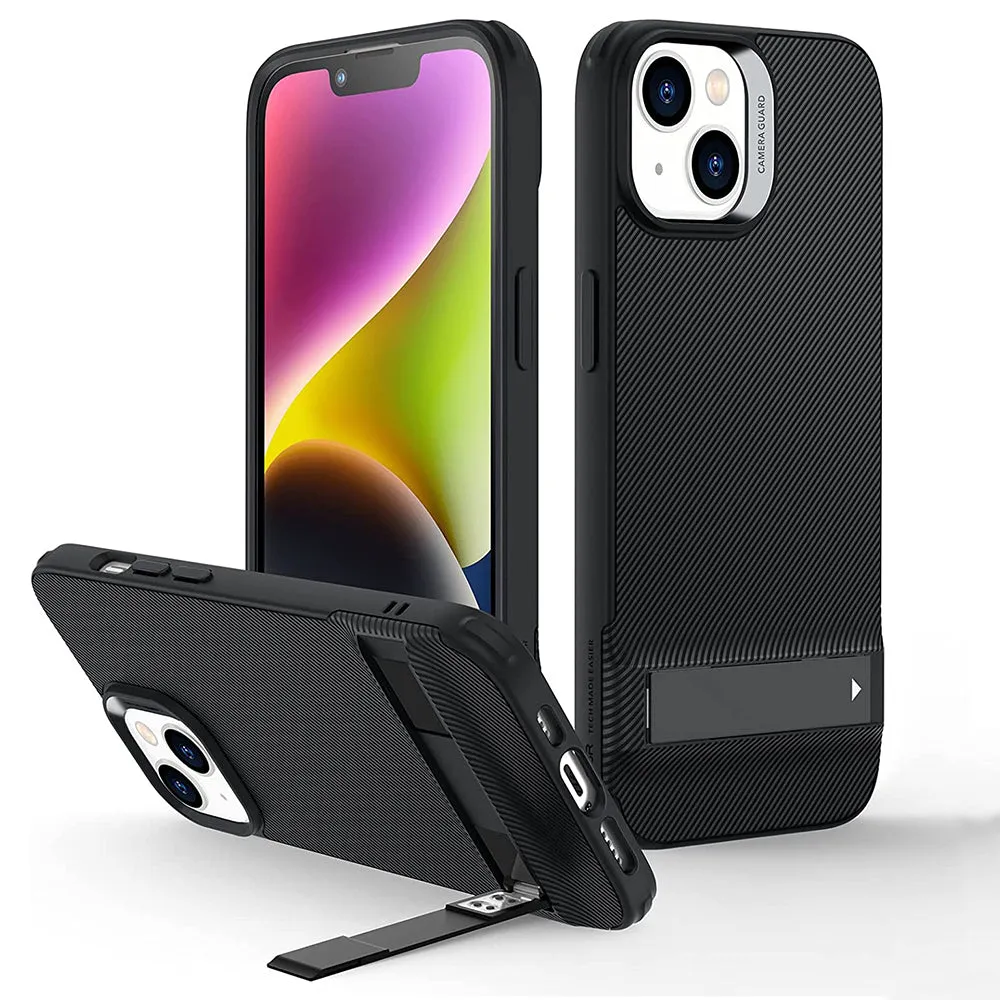 Custodia per Apple iPhone 14 Plus, ESR, Air Shield Boost Kickstand, Nera - immagine 1