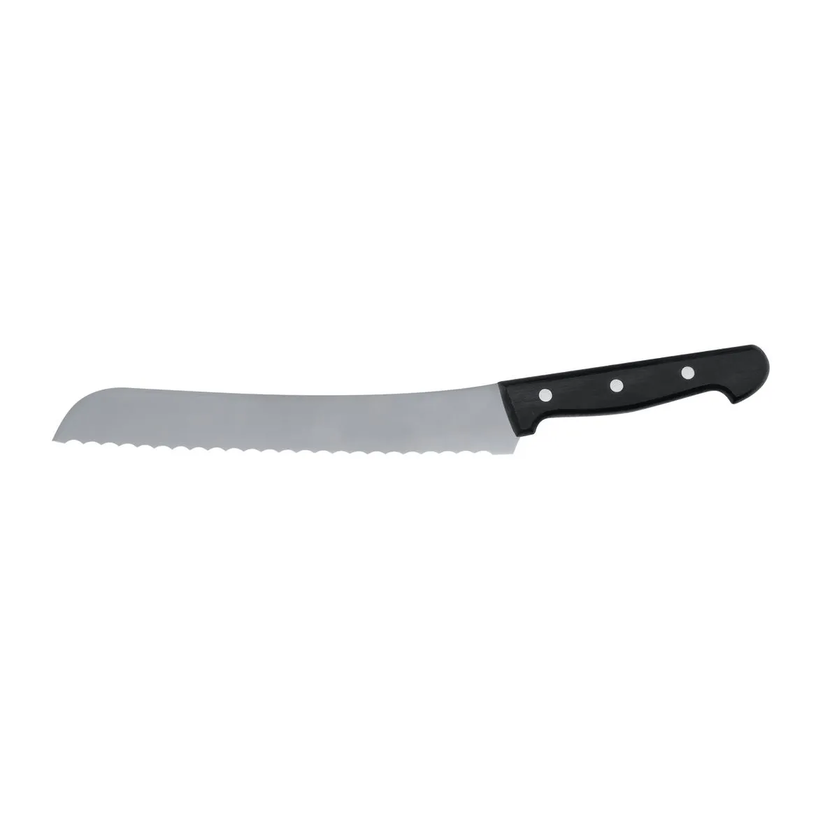 Schneider Coltello da pane a lama alveolata; lunghezza lama 26 cm, 26 cm (L); nero - immagine 1